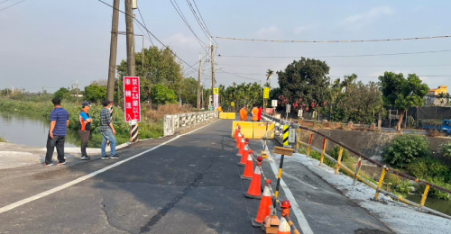 麟洛鄉過溝橋基樁損壞　限制3.5噸以上車輛通行