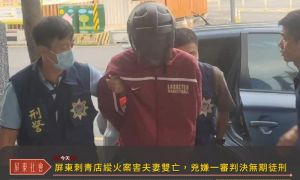 屏東刺青店縱火案害夫妻雙亡　兇嫌一審判無期徒刑