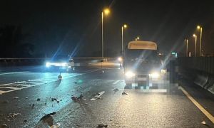 快訊》國道3號長治端死亡事故！機車疑逆向與小貨車碰撞　騎士當場亡