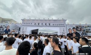 沈宏文屏東告別式！聚集上千人前來公祭　警方查獲3名通緝犯