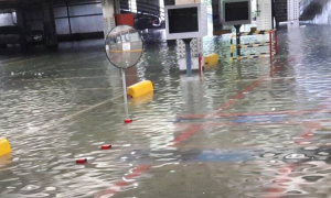 0823豪雨災情∥高雄鳳山TOYOTA驗車廠整個淹起來