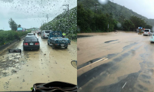山竹颱風∥枋山竹坑土石流影響交通 北上路段進行管制