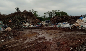 萬巒業者租農地放400公噸廢棄物　現場凌亂惡臭遭查獲