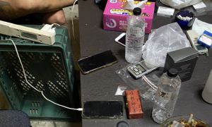 東港6名男子群聚在一起 警方現場查獲毒品K他命