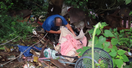 屏東瑪家遭人亂丟廢棄物 下場是被罰款還要撿回去