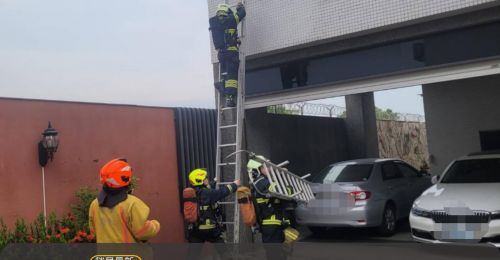 短訊》屏東市住宅火警3樓陽台救1人　火勢迅速撲滅、無人傷亡