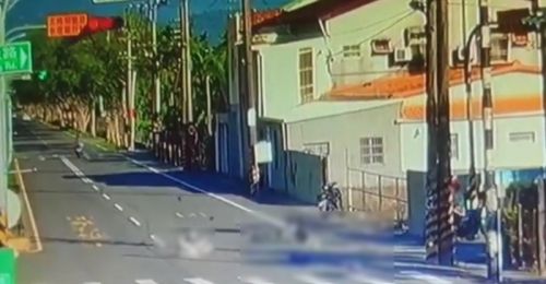 內埔科大路再傳事故!女騎士闖紅燈自摔 老翁遭波及2天後不治