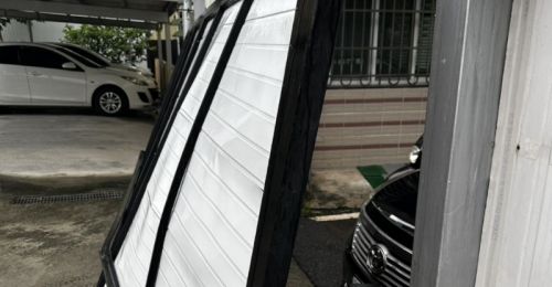 影》屏東男疑要求鄰居開門方便通行 遭拒後駕車撞毀電動門