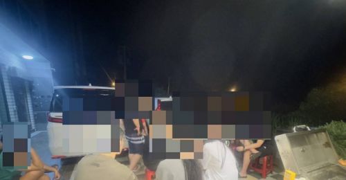 恆春民宿包棟慶生飄毒味被查！27人被帶回警局過生日