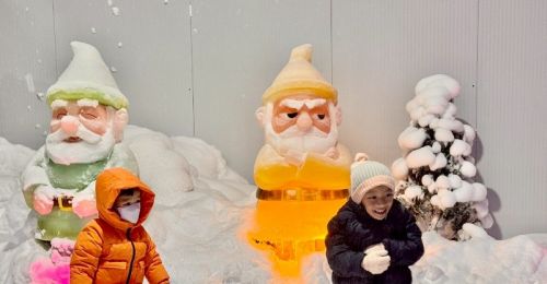 體感急凍！屏東夏日狂歡最凍雪景亮相 　300坪冰宮、13米冰雕溜滑梯