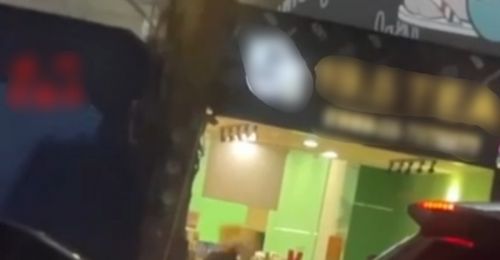 網紅鳳梨屏東飲料店遭潑糞！黑衣人潑完就跑　警方後續逮2人