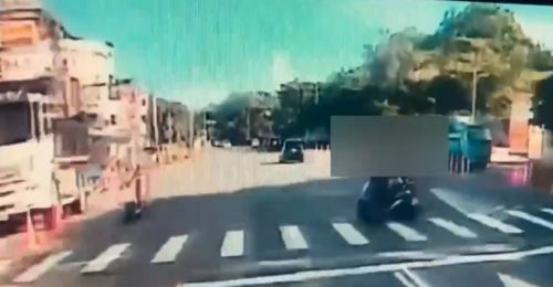 屏東恆春南灣路口事故！客運車與機車碰撞　2人重傷送醫