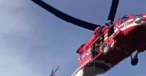 屏東北大武山登山客受傷無法行走！出動直升機吊掛救援送醫